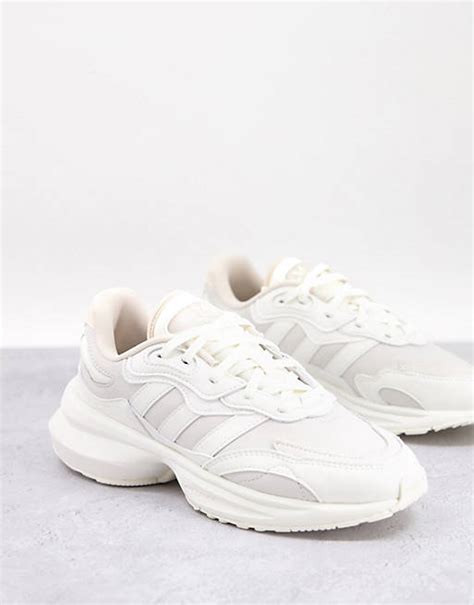 adidas zentic damen|adidas Originals Zentic trainers in off white with blush tab .